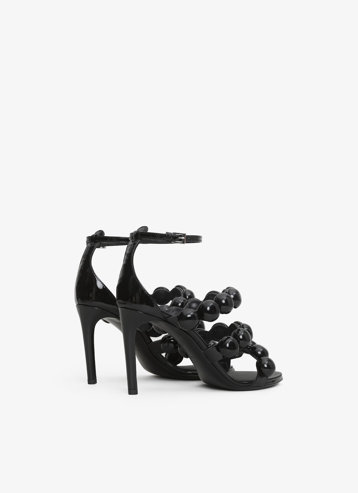 SPHERE SANDALS IN PATENT LEATHER ALAÏA BLACK SPHERE SANDALS IN PATENT LEATHER